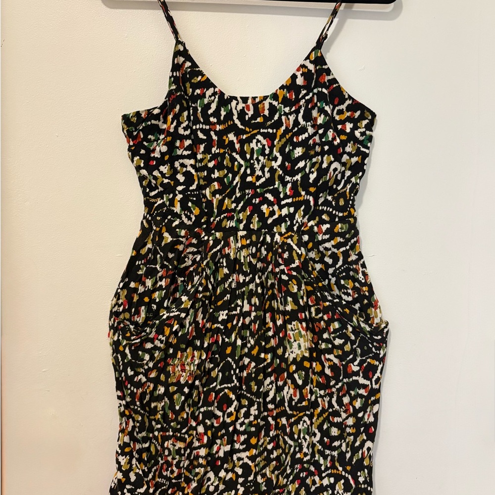 Vintage Mossimo Patterned Spaghetti Strap Dress
